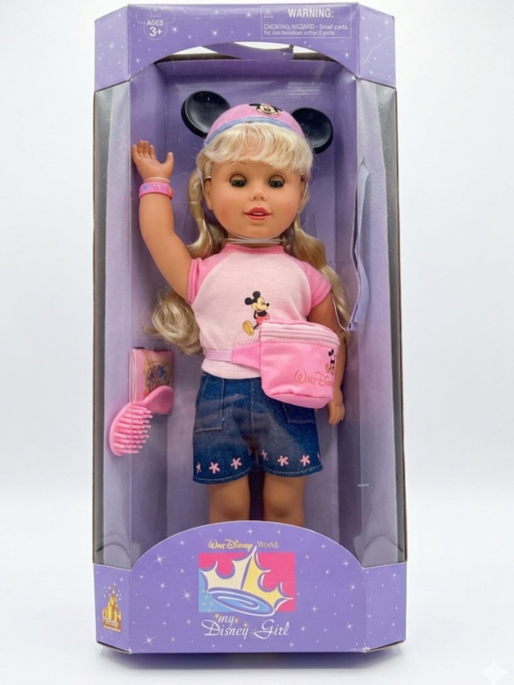 MY DISNEY GIRL DOLL "BLONDE", WALT DISNEY WORLD ORIGINAL AUTHENTIC, BRAND NEW! - Picture 3 of 15